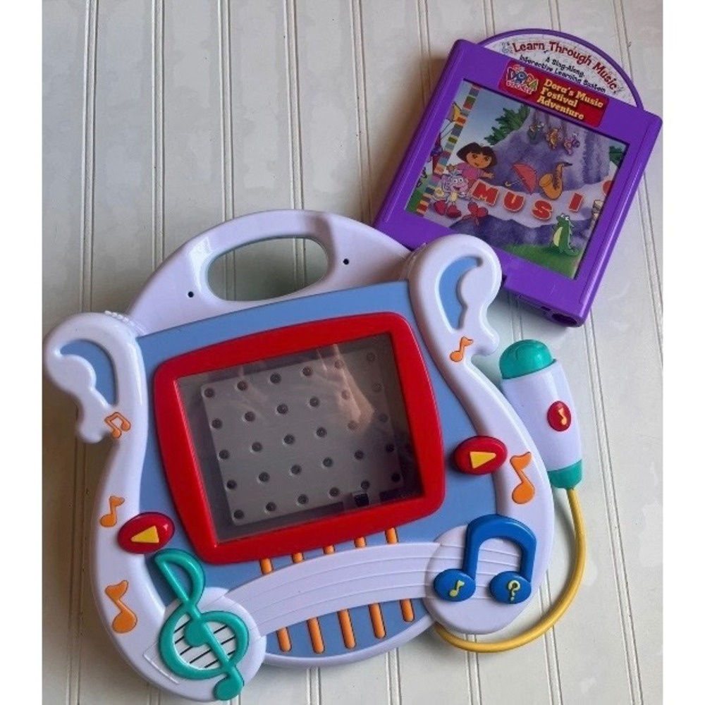 2002 Mattel Fisher Price Learn Through Music System Dora partial function